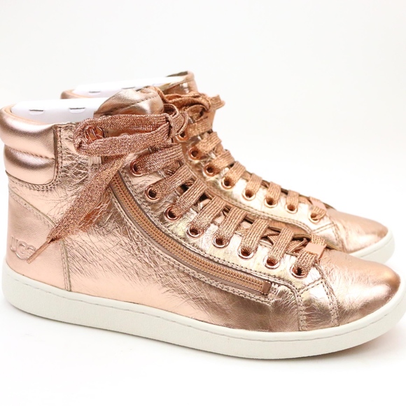 ugg olive metallic sneaker